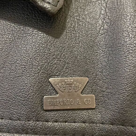 Emporio & Co Italian Button Down Leather Jacket - Picture 12 of 16